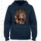 thumbnail image 2 of Sudadera con capucha Charlie Wave 100 % algodón, cachorro cocker spaniel, perro de trabajo Wave, color marrón chocolate, 2 of 4