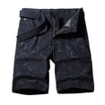 thumbnail image 1 of VBARHMQRT Compression Pants Men the New Summer Trend Washable Striped Six Casual Sports Cargo Shorts, 1 of 2