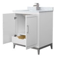 thumbnail image 4 of Wyndham Collection WCH515130SWZCMUNSMXX Marlena 30" Free Standing Single Basin Vanity Set, 4 of 7