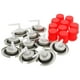 thumbnail image 2 of 10 válvulas pequeñas para tanque de gas con tapa roja, válvula de plástico para uso en exteriores, válvula universal para bombona de gas, miniválvula de gas para camping, válvula de gas confiable, 2 of 7