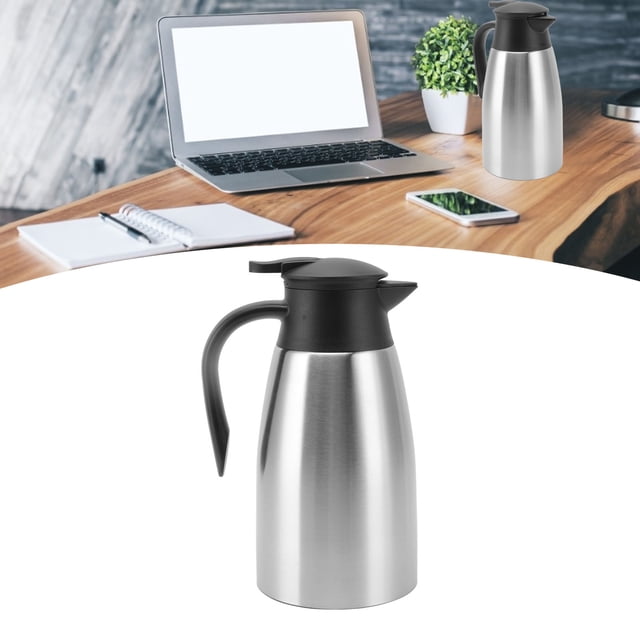 Thermal Pot Student Coffee Household Carafe Press Type Jug for Insulation Pot Hot Water Bottle for Thermal Jug Stainless Steel 304 Coaster Beverage Warmers