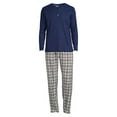 thumbnail image 5 of Isotoner Men's Thermal Top and Micro Fleece Pant Sleep Set, Sizes S-2XL, 5 of 5