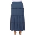thumbnail image 3 of White Mark Jupe Maxi à Volants Taille Haute pour Femme, 3 of 5