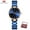 Blue with Box, variant on MINI FOUCS Women Watches Waterproof Stainless Steel Quartz Ladys Watch Relogio Feminino Luxury Brand Fashion Ladies Wristwatches