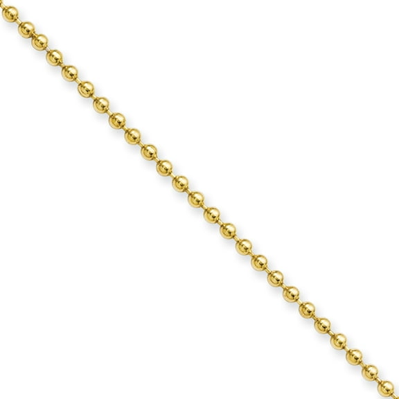 Chisel Stainless Steel Ip Gold-plated 2.0mm 22in Ball Chain Necklace