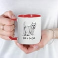 thumbnail image 3 of CafePress - Westie Talk To The Tail Mug - 11 oz Ceramic Mug - Novelty Coffee Tea Cup, 3 of 3