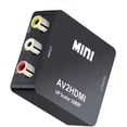 thumbnail image 3 of Hweilai Mini AV RCA CVBS to HDMI Audio Video Converter Adapter Support 720 1080P for Camera, Xbox 360, PS1, PS2, WII, N64, Gamecube, Snes, NES, PSP, DVD Player, VHS, 3 of 5