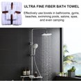 thumbnail image 1 of Juego de sábanas de microfibra para baño, 2 uds., suave y cómodo para baño, Fitness y baño FLhrweasw Nuevo, 1 of 7