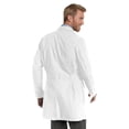 thumbnail image 4 of Landau Men's Essential Lab Coats Classic Relaxed Fit Breathable Fade Resistant 3 Pockets Button Mid-Length Lab Coat Scrub, Style 3163, 4 of 7