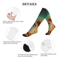 thumbnail image 5 of Lsque Space Adventurer Cat Pattern Sport Compression Socks for Men & Women 15-20 mmHg Knee High Nurse Pregnant Running Medical and Travel Athletic, 5 of 6