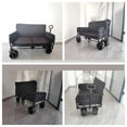 thumbnail image 3 of Folding Wagon Cart, Multifunctional Adjustable Handle Folding Cart Sofa  for Fishing, 3 of 7