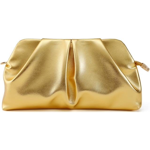 Bolso de mano QIRACHIC Gold, elegante y formal, para mujer