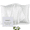 White, variant on COOKEY Satin Pillowcases Standard 2 Pack with Envelope Closure, White Silk Pillow Cases Set of 2,Pillow Covers 20×26inch.