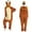 Brown, variant on Uaswgudfs Adult Animal Onesie Pajamas Fleece Sleepwear Hooded Union Suit Comfy Loungewear Unisex Pajamas Costume Outfit