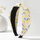 thumbnail image 1 of Diadema de limón, diadema anudada para mujer, accesorio para el cabello de frutas, adecuada para que la maestra la use en fiestas y festividades., 1 of 1