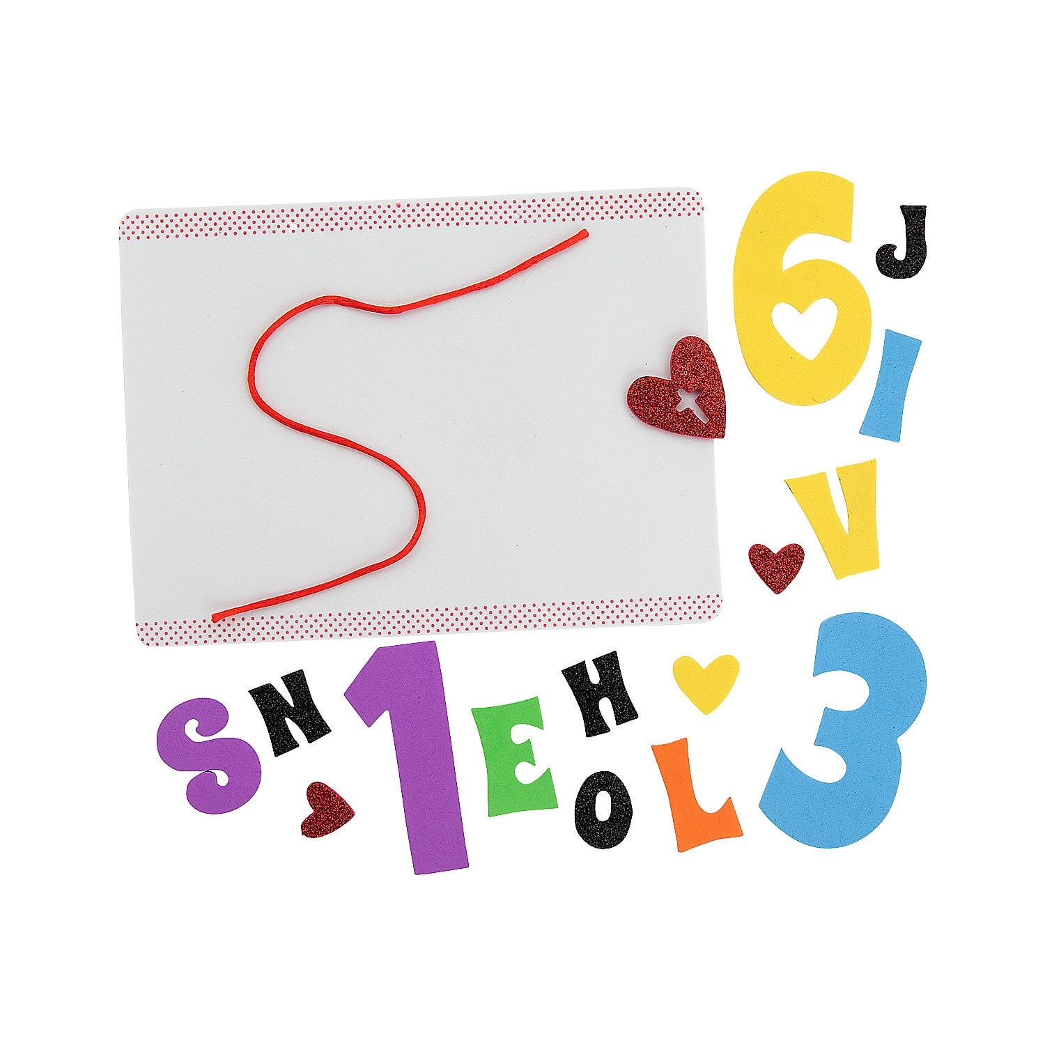 Fun Express Love Is John 3:16 DIY Sign Craft Kit – Christian Arts & Crafts for Kids & Adults - Faith-Based Activity Easy-to-Assemble Religious Decor Bible Verse Sign Multi-Color - 1 Piece