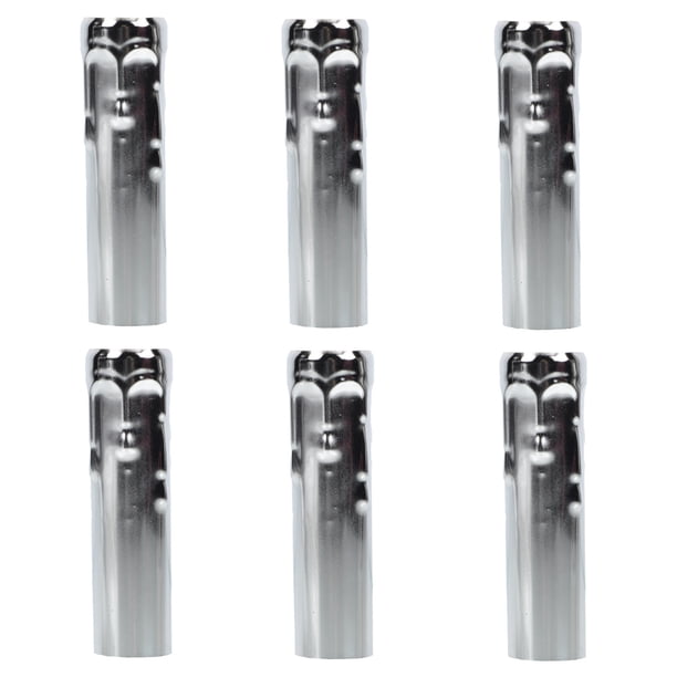 6pcs vela de araña de araña de araña hierro chic lámpara colgante mangas base