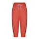 thumbnail image 3 of WILLBEST Pantalones Casuales para Mujer, Capri, Cintura Alta, Estampados, Joggers con Cordón, Cómodos, Informales. Chica, 3 of 5