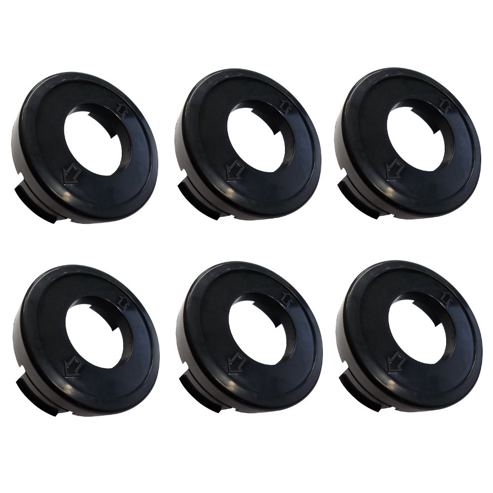 6 Replacement String Trimmer Bump Cap for Black & Decker CST800, ST1000