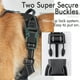 thumbnail image 4 of Dog Harness No Pull Pet Harness With 2 Leash Clips Adjustable Padded Dog Vest Dog Walking Harness No-Choke Pet Harness With 2 Metal Rings, 4 of 5