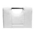thumbnail image 2 of Best Master Beverly 5-Piece Faux Leather Round Glass Dinette Set - White, 2 of 4