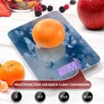 thumbnail image 5 of High Precision Digital Kitchen Scale Tempered Glass Food Scale Multifunction Scale Small Kitchen Appliances Blue Butterflies Flying, 5 of 7