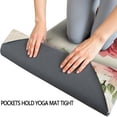 thumbnail image 3 of Pioneer Flower Floral Print Pattern Hot Yoga Mat Towel Non Slip for Hot Yoga - Quick-Drying Yoga Mat Cover with 4 Corner Pockets with Travel Bag - Hot Yoga Towel Non Slip 70"x26", 3 of 6