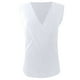 thumbnail image 3 of Blusas sin mangas sueltas informales con cuello en V de color sólido para mujer Pompotops lopia995511, 3 of 4