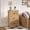 3 Drawers-Oak, variant on Modern Nightstand with 3 Drawers, Wood Bedside Table with Storage, End Table for Bedroom, Oak