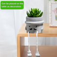 thumbnail image 4 of Planta artificial en maceta WEIHJMXG suculenta falsa con patas colgantes, 4 of 5