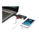 thumbnail image 5 of 4 puertos USB HUB Splitter Ordenador portátil Adaptador de alta velocidad USB 3.0 plegable portátil 1-drag-4 Inevent DZ7862-00, 5 of 6