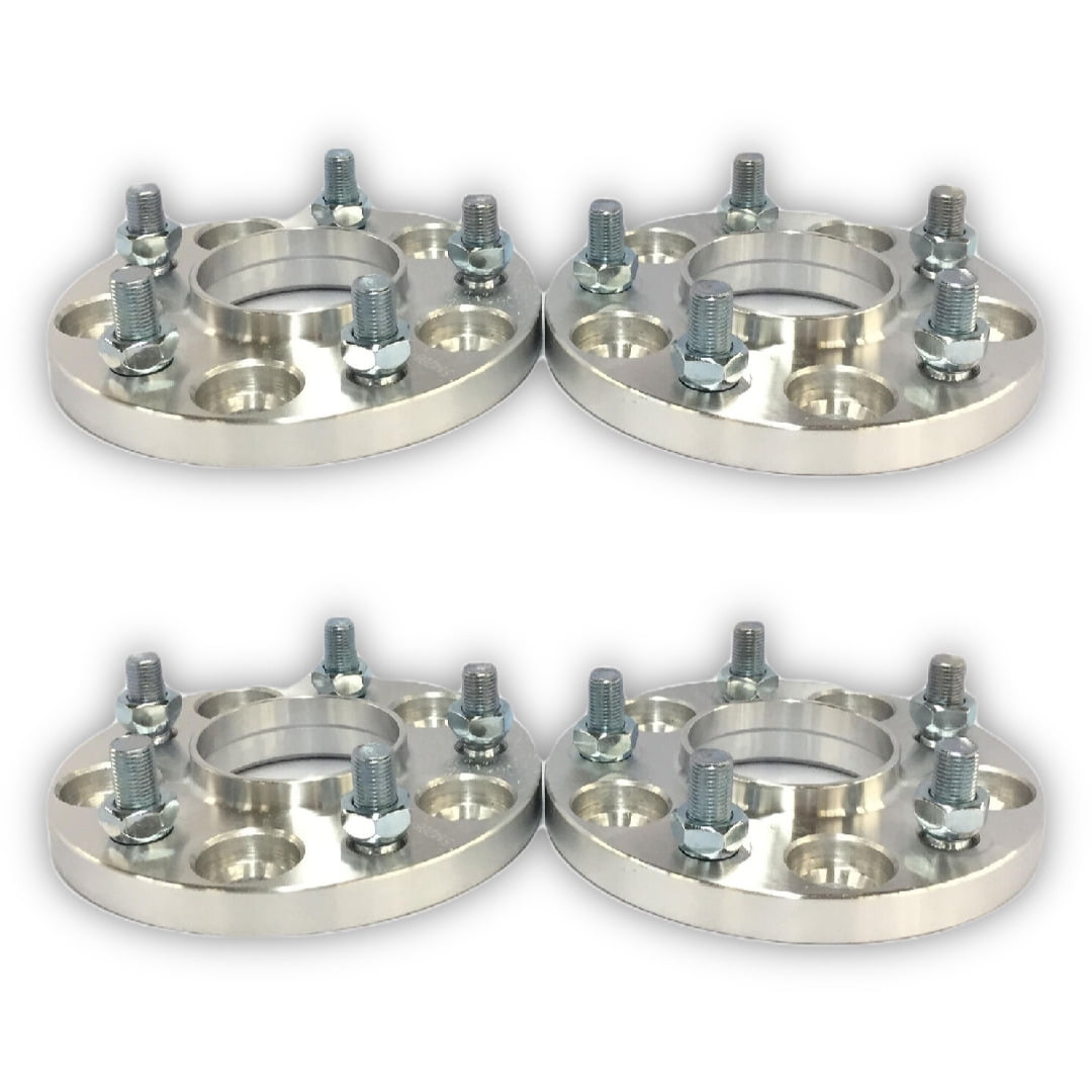 4pc 15mm Thick Wheel Spacers 5x114.3 Hubcentric 67.1 Hub 12x1.5
