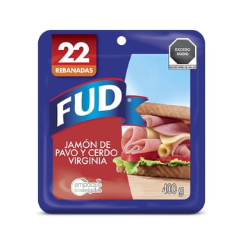 Jamón de Pavo y Cerdo FUD Virginia 400 g