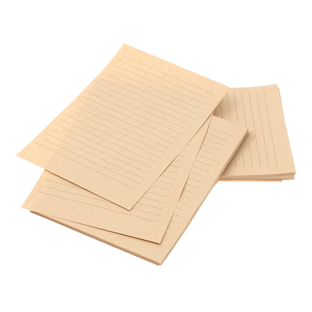 FRCOLOR  150 Sheets Blank Kraft Paper Calligraphy Papers Stationery Writing Student
