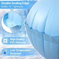 thumbnail image 5 of 3pcs Pool Air Pillows for Above Ground Pools - 4ft Dia. Winter Closing Winterizing Kit with Ropes, Thicken PVC Ice Equalizer Support, Swimming Pool Patio Furniture Cover Airbag Light Blue 4ft diameter, 5 of 5