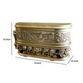 thumbnail image 5 of Dresser with Scrolled Carvings and Half Moon Shape, Champagne Silver, 5 of 5