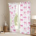 thumbnail image 3 of Homewish Pink Princess Bowknot Blackout Curtains Set of 2 (52x84 Each), Kawaii Cartoon Ribbon Window Curtains, Teens Kids Boys Girls Curtains and Drapes, Curtains Blackout Decor, 3 of 6
