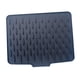 thumbnail image 3 of Tapete de silicona para secar platos, escurridor, almohadilla de secado rápido, aislante para refrigerador, protector Negro, 3 of 9