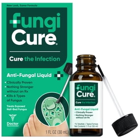 Fungicure Anti-Fungal Liquid - Nothing Stronger Without an RX - Clinically Proven - 1 fl oz