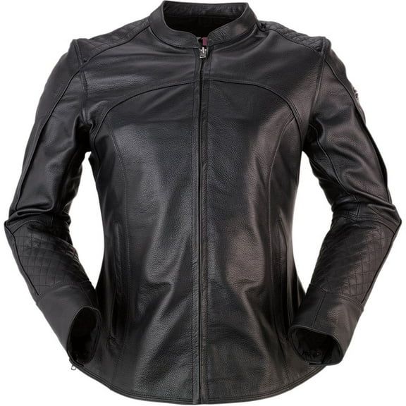 Z1R Womens 35 Special Leather Jacket - Black