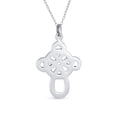 thumbnail image 2 of Bling Jewelry Unisex Celtic Knot Twisted Cross Pendant Sterling Silver Necklace 1.5 inch, 2 of 4