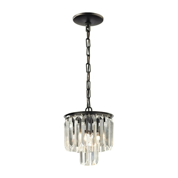 Elk Home Palacial 8'' Wide 1-Light Mini Pendant - Oil Rubbed Bronze