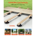 thumbnail image 2 of VEVOR 12 Pcs Adjustable Deck Support Pedestal Deck Foundation Base Rising 1.18-2.36 in, 2 of 9