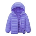 thumbnail image 3 of Girls Puffer Vest, Quilted Sleeveless Jacket with a Fuzzy Lining, Warm and Cute Layer for Fall and Winter Play, School Recess, and Outdoor Activities,Purple,170, 3 of 3
