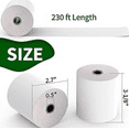 thumbnail image 3 of BPA Free Thermal Paper - 3-1/8" X 230' THERMAL POS RECEIPT PRINTER ROLL PAPER BPA FREE- 50 ROLLS - 48 GSM, 3 of 4