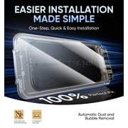 MAGIC JOHN 3rd GEN Private Screen Protector for iPhone 16 Pro Max Corning Tempered Glass Easy to Install [2 Pack]