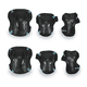 thumbnail image 1 of Set de Rodilleras y Coderas - Ideales para Biclicleta, Patineta ó Patín - Talla Mediana - Resorte Ajustable - 6 Piezas en Total - Incluye Protectores para Mano Gim Sports Qj-330, 1 of 4