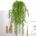 Artificial Flower Pot Radish Leaf Rattan Green Leaf Ceiling Vine Fake Fern Hanging Basket