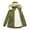 Army Green, variant on Long Winter Coats for Women Knee Length Extreme Cold Weather Outwear Thicken Faux Fur- Lined Jacket Overcoat