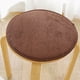 thumbnail image 1 of pstuiky Taburete redondo de madera maciza con cojín para silla cojín grueso para las cuatro estaciones cojín redondo de esponja para asiento de taburete cojín grueso, 1 of 6